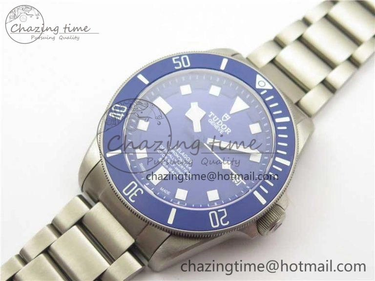Blue Pelagos XF 1:1 Best Edition on Titanium Bracelet A2824 V5