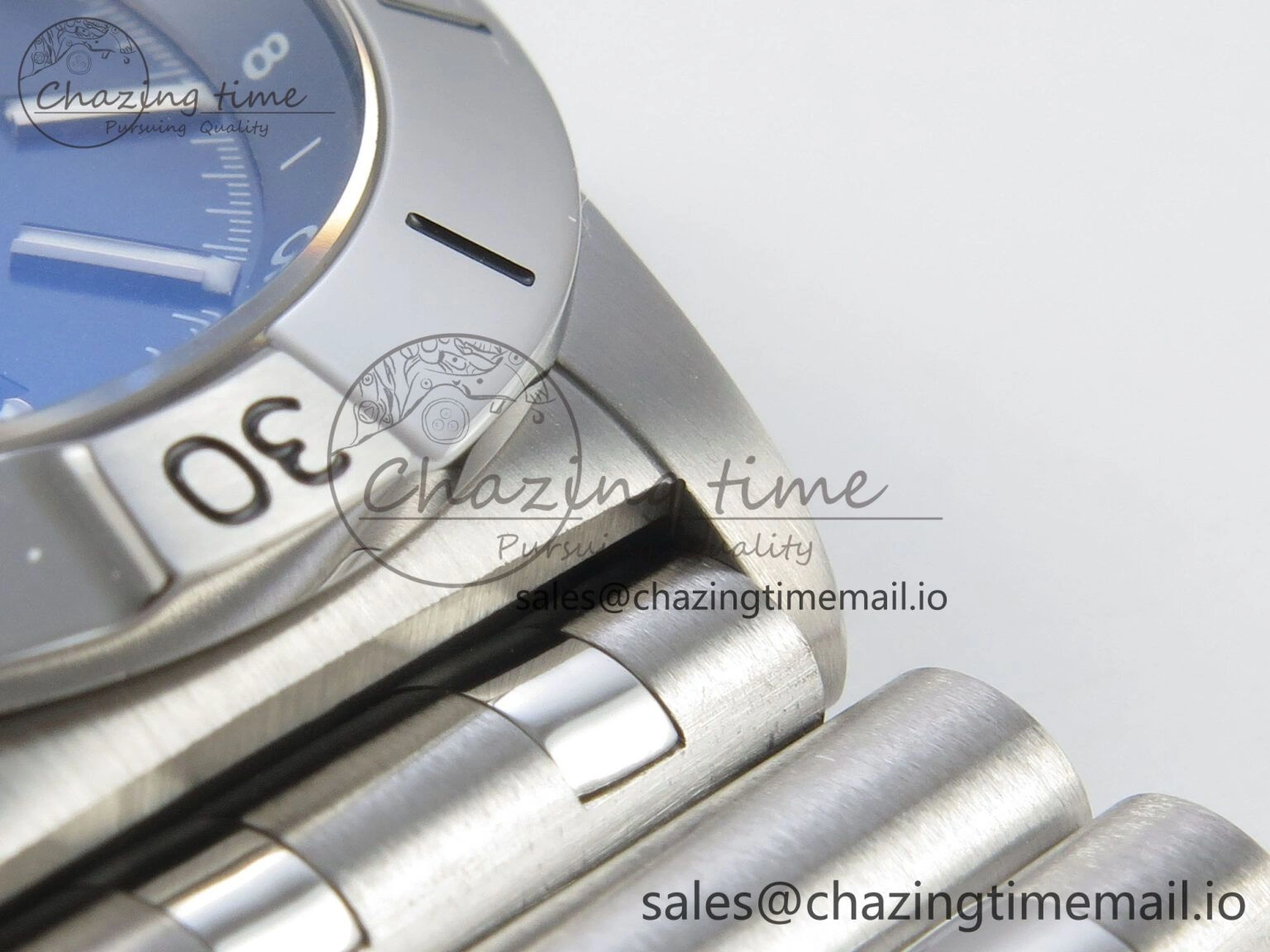 Breitling BLSF Chronomat Automatic 1:1 Best Edition GMT 40mm Blue Dial On SS Bracelet A2836