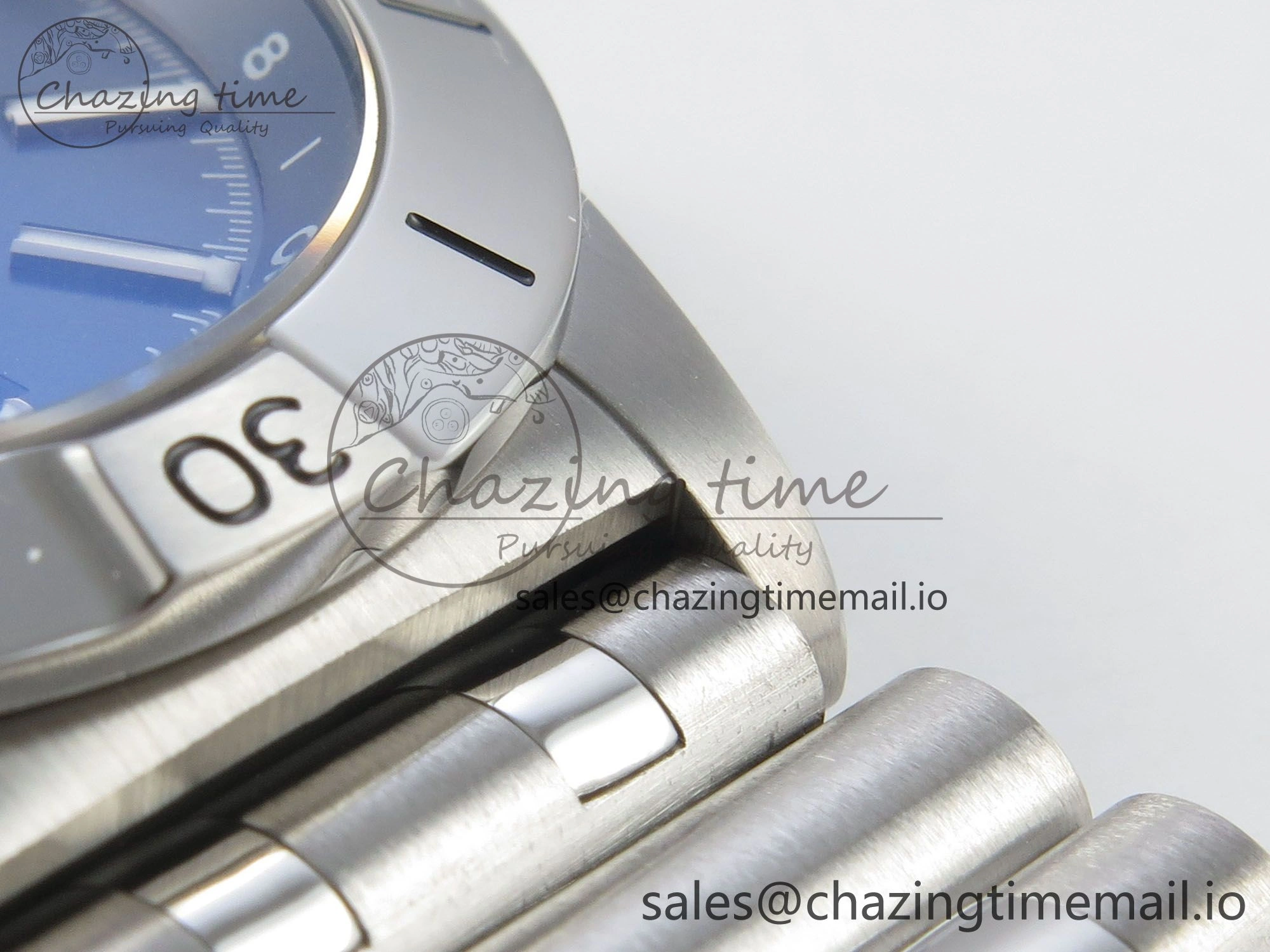 Breitling BLSF Chronomat Automatic 1:1 Best Edition GMT 40mm Blue Dial On SS Bracelet A2836