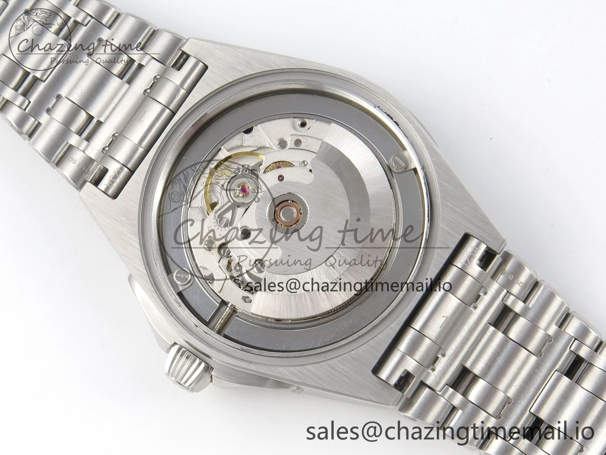 Breitling BLSF Chronomat Automatic 1:1 Best Edition GMT 40mm Blue Dial with Inner Yellow Rim On SS Bracelet