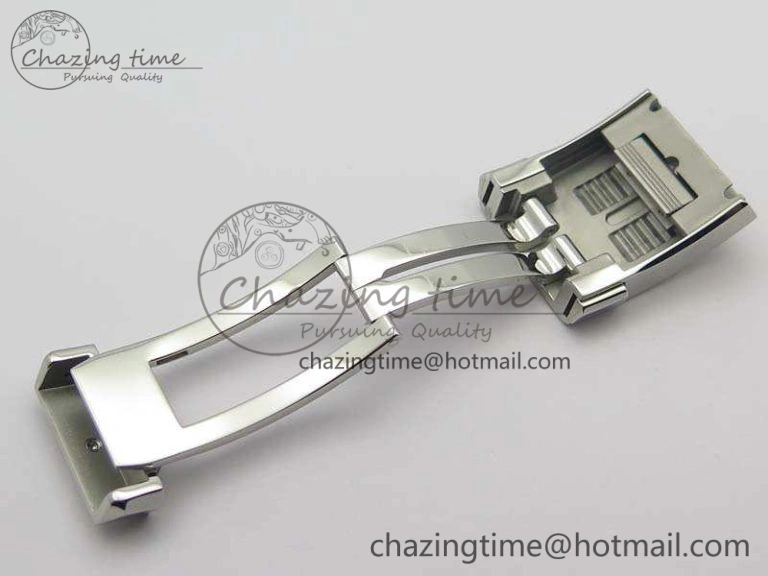 Breitling Brown Gummy Rubber Strap 24 20 And Genuine Clasp
