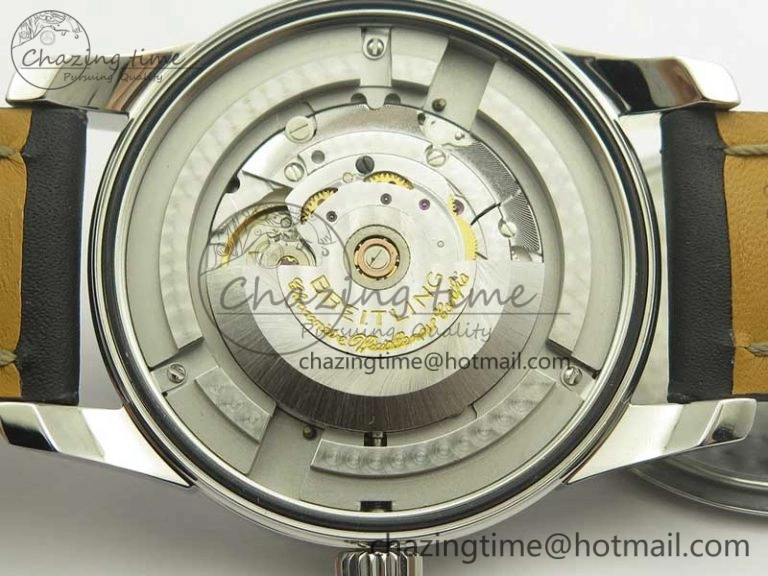 Breitling Transocean Day & Date SS V7F 1:1 Best Edition Black Dial on Black Leather Strap A2836