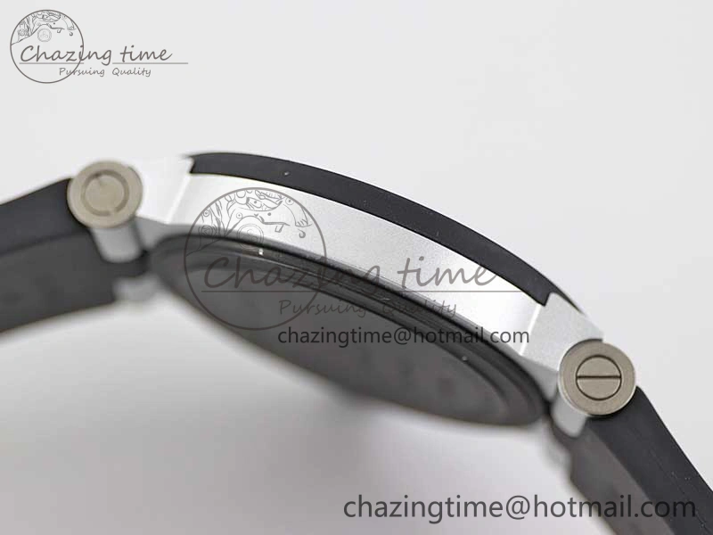 Bvlgari Diagono Aluminum Watch AL RU Steve Aoki Cream Stk SW300