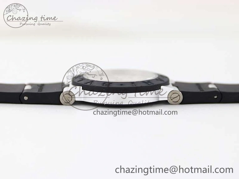 Bvlgari Diagono Aluminum Watch AL RU Steve Aoki Cream Stk SW300