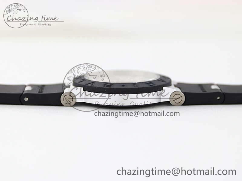 Bvlgari Diagono Aluminum Watch AL RU Steve Aoki Cream Stk SW300