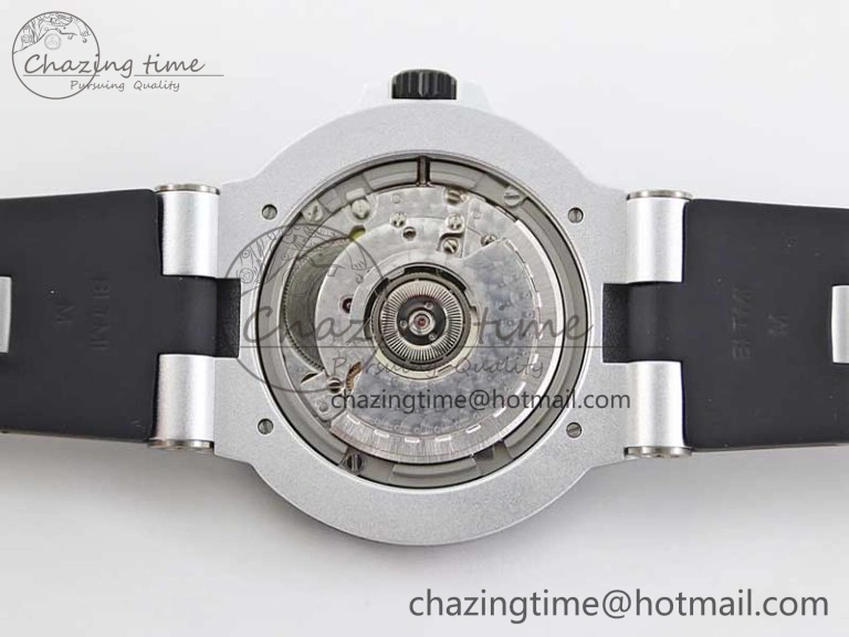 Bvlgari Diagono Aluminum Watch AL RU Steve Aoki Cream Stk SW300