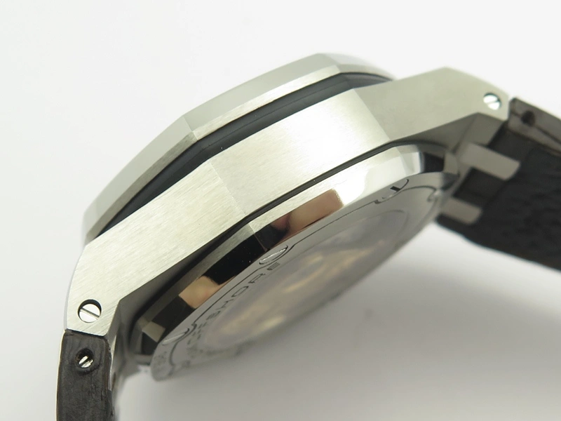 C1 Chronograph RG H-Maker Black CF Dial On Black Rubber Strap A7750