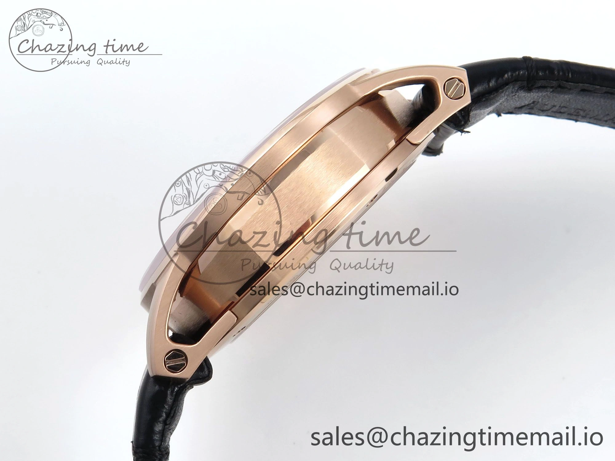 CODE 11.59 Tourbillon 26600 RG APPF Best Edition Black Dial on Black Leather Strap A2948
