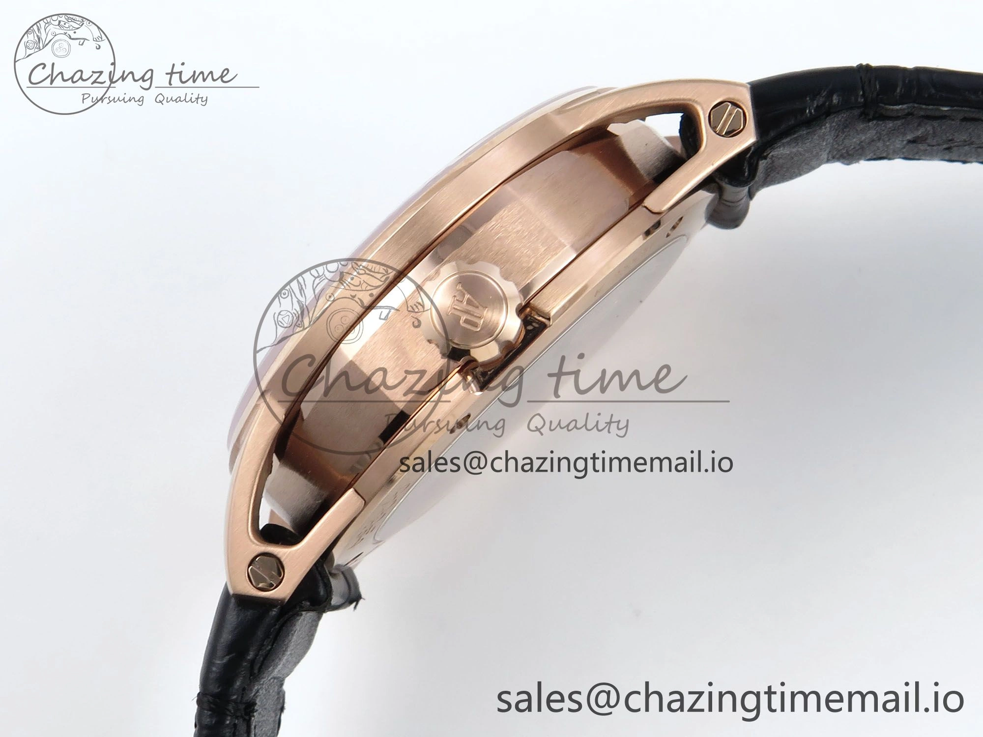 CODE 11.59 Tourbillon 26600 RG APPF Best Edition Black Dial on Black Leather Strap A2948