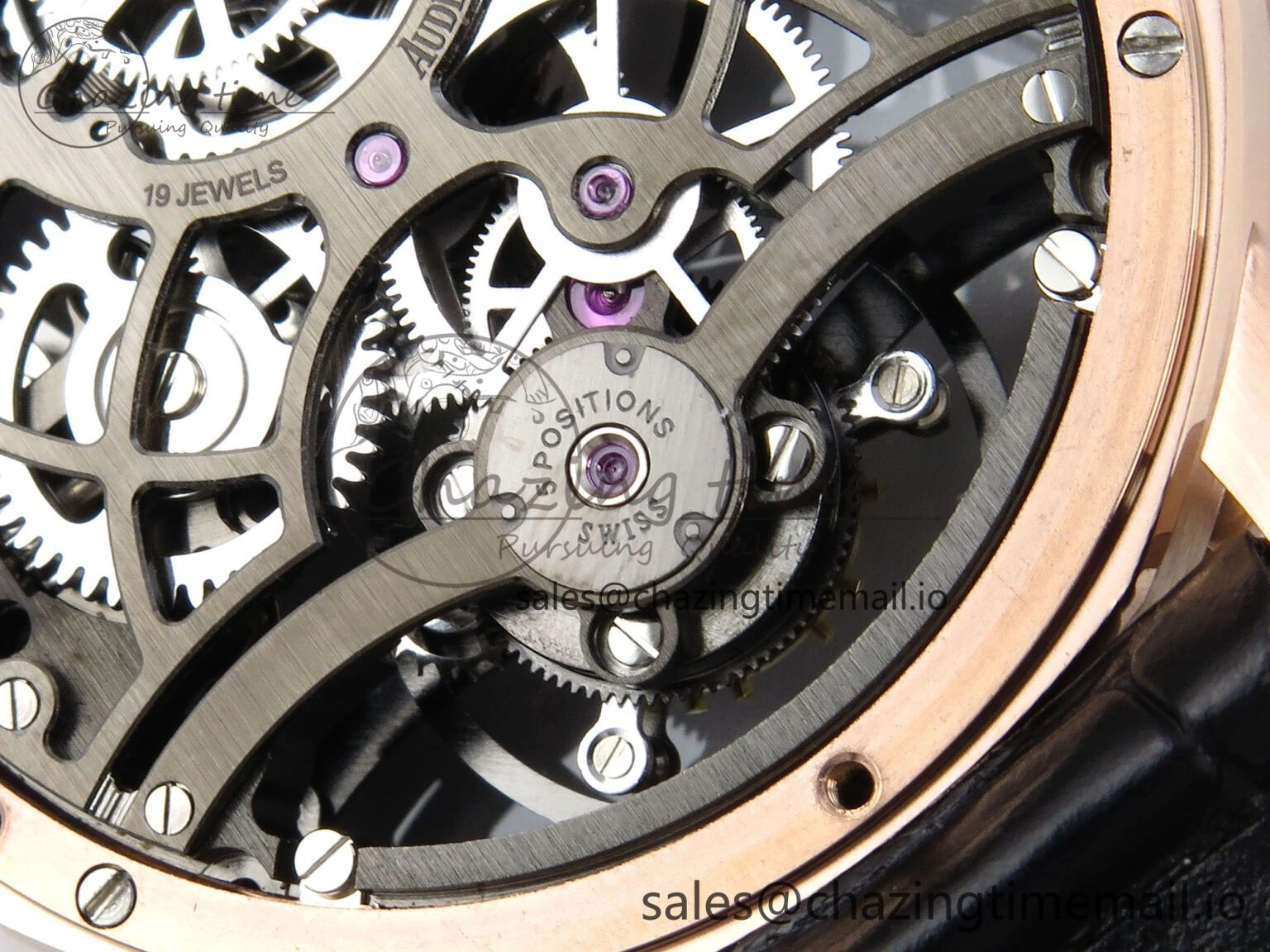 CODE 11.59 Tourbillon 26600 RG APPF Best Edition Black Dial on Black Leather Strap A2948