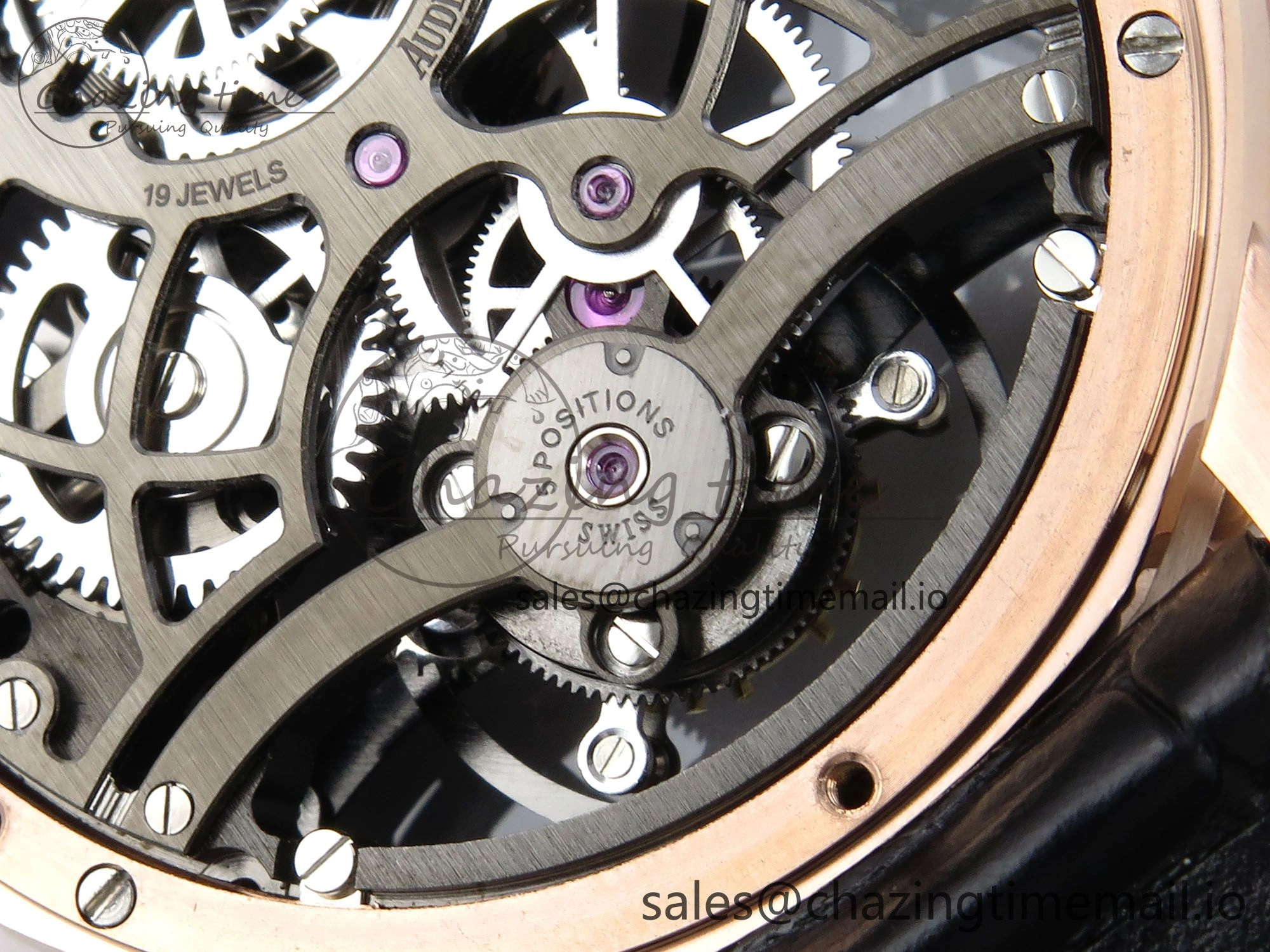 CODE 11.59 Tourbillon 26600 RG APPF Best Edition Black Dial on Black Leather Strap A2948