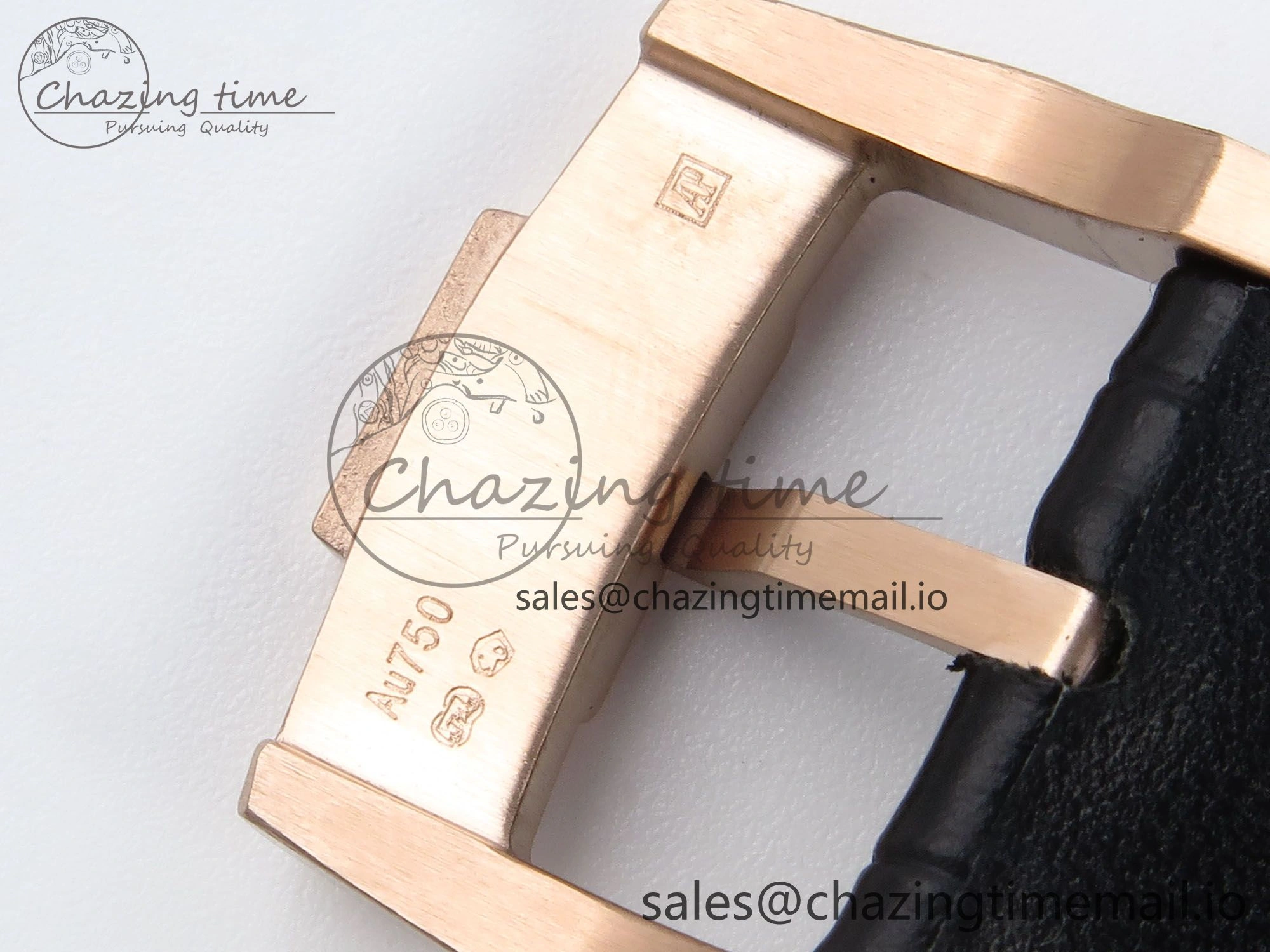 CODE 11.59 Tourbillon 26600 RG APPF Best Edition Black Dial on Black Leather Strap A2948