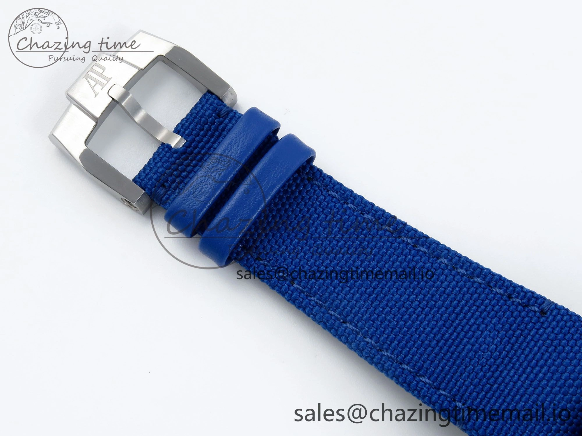 CODE 11.59 Tourbillon 26600 SS APPF Best Edition Blue Dial on Blue Nylon Strap A2948