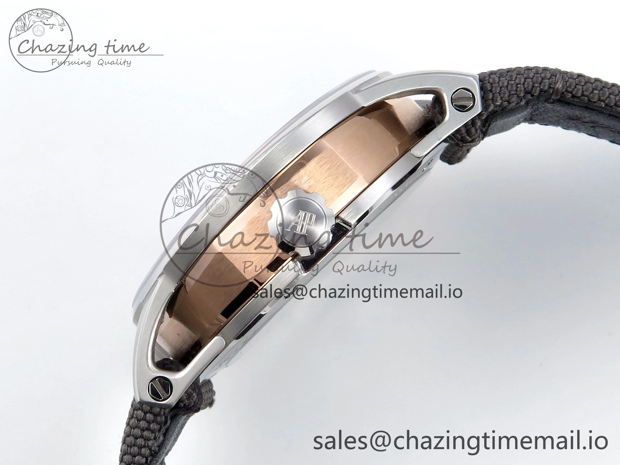 CODE 11.59 Tourbillon 26600 SS APPF Best Edition Grey Dial on Grey Nylon Strap A2948