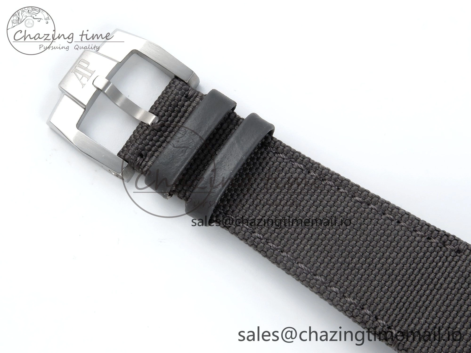 CODE 11.59 Tourbillon 26600 SS APPF Best Edition Grey Dial on Grey Nylon Strap A2948