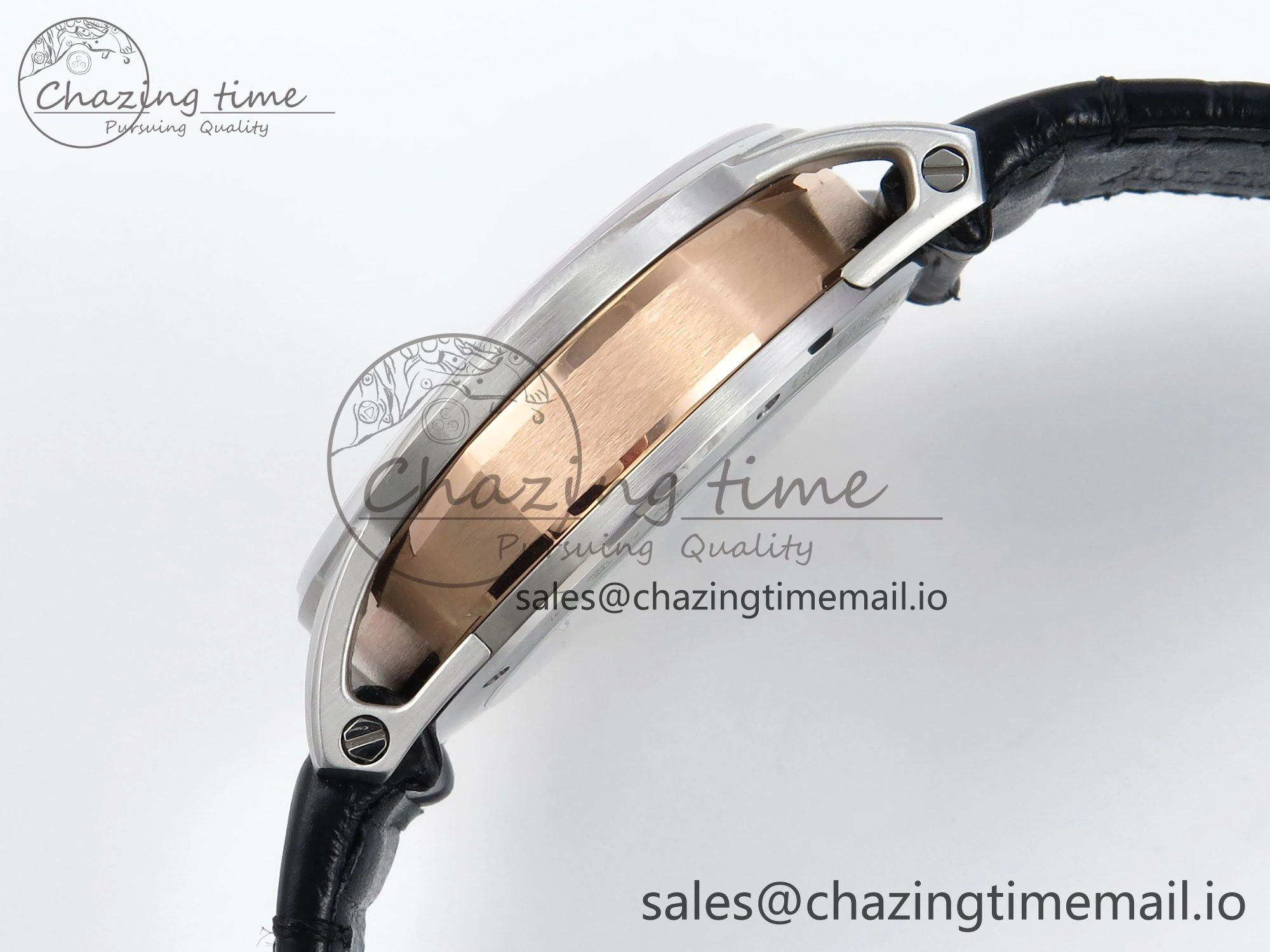 CODE 11.59 Tourbillon 26600 SS APPF Best Edition White Dial on Black Leather Strap A2948