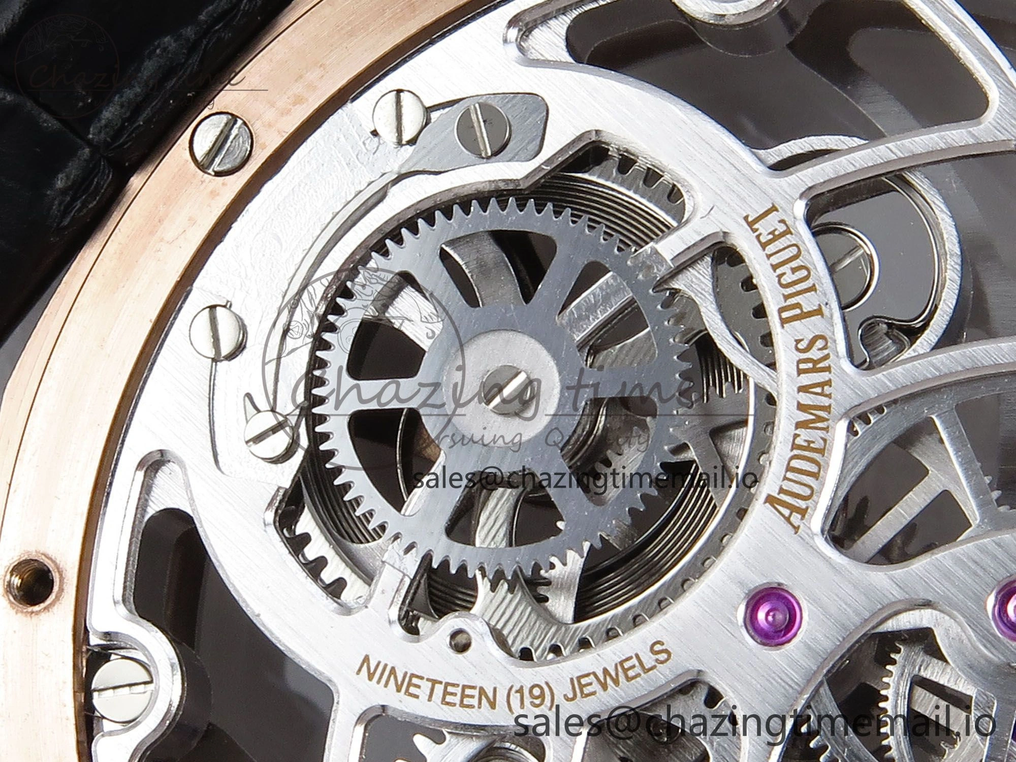 CODE 11.59 Tourbillon 26600 SS APPF Best Edition White Dial on Black Leather Strap A2948