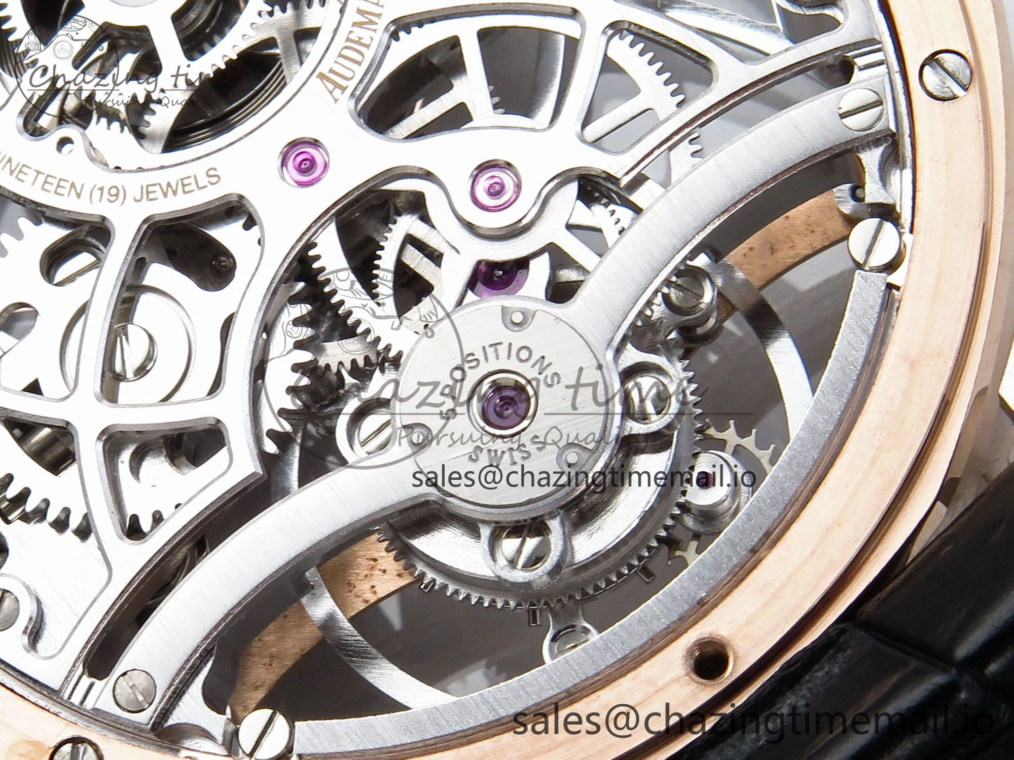 CODE 11.59 Tourbillon 26600 SS APPF Best Edition White Dial on Black Leather Strap A2948
