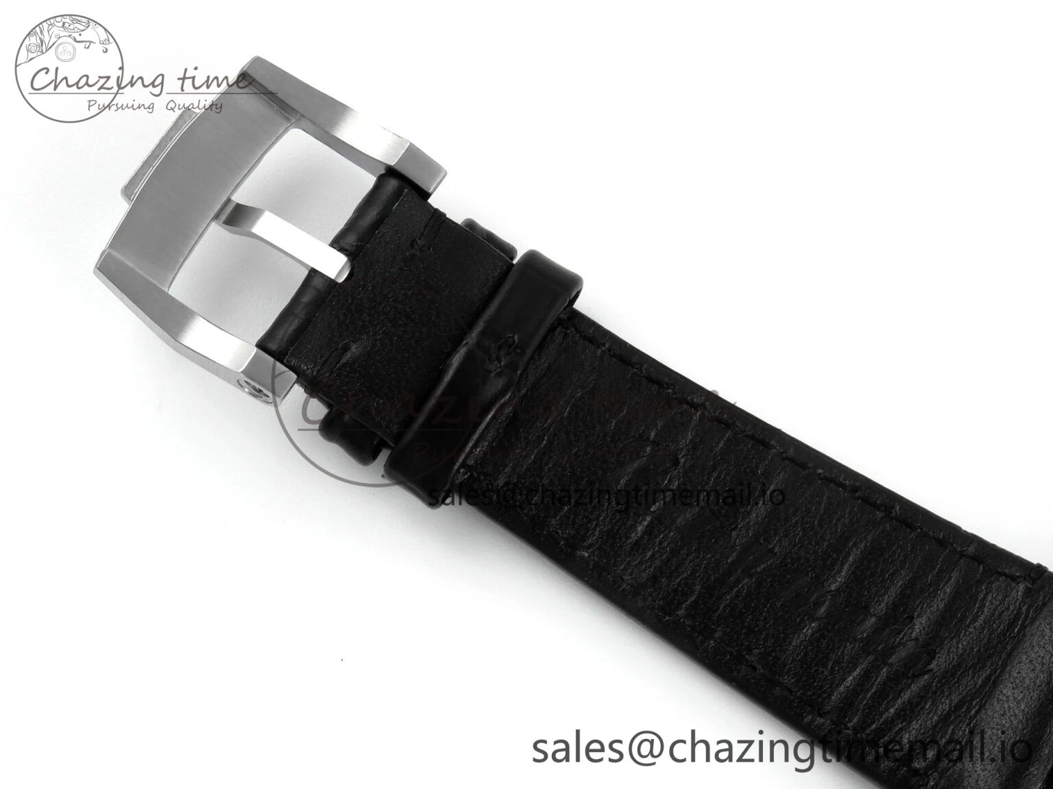 CODE 11.59 Tourbillon 26600 SS APPF Best Edition White Dial on Black Leather Strap A2948