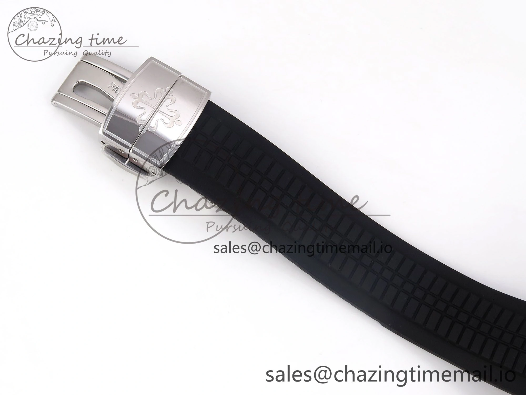 CUSTOM MODDED AQUANAUT 5167A SWF 1:1 Edition Gray Dial On Black Rubber Strap VSV324 Super Clone