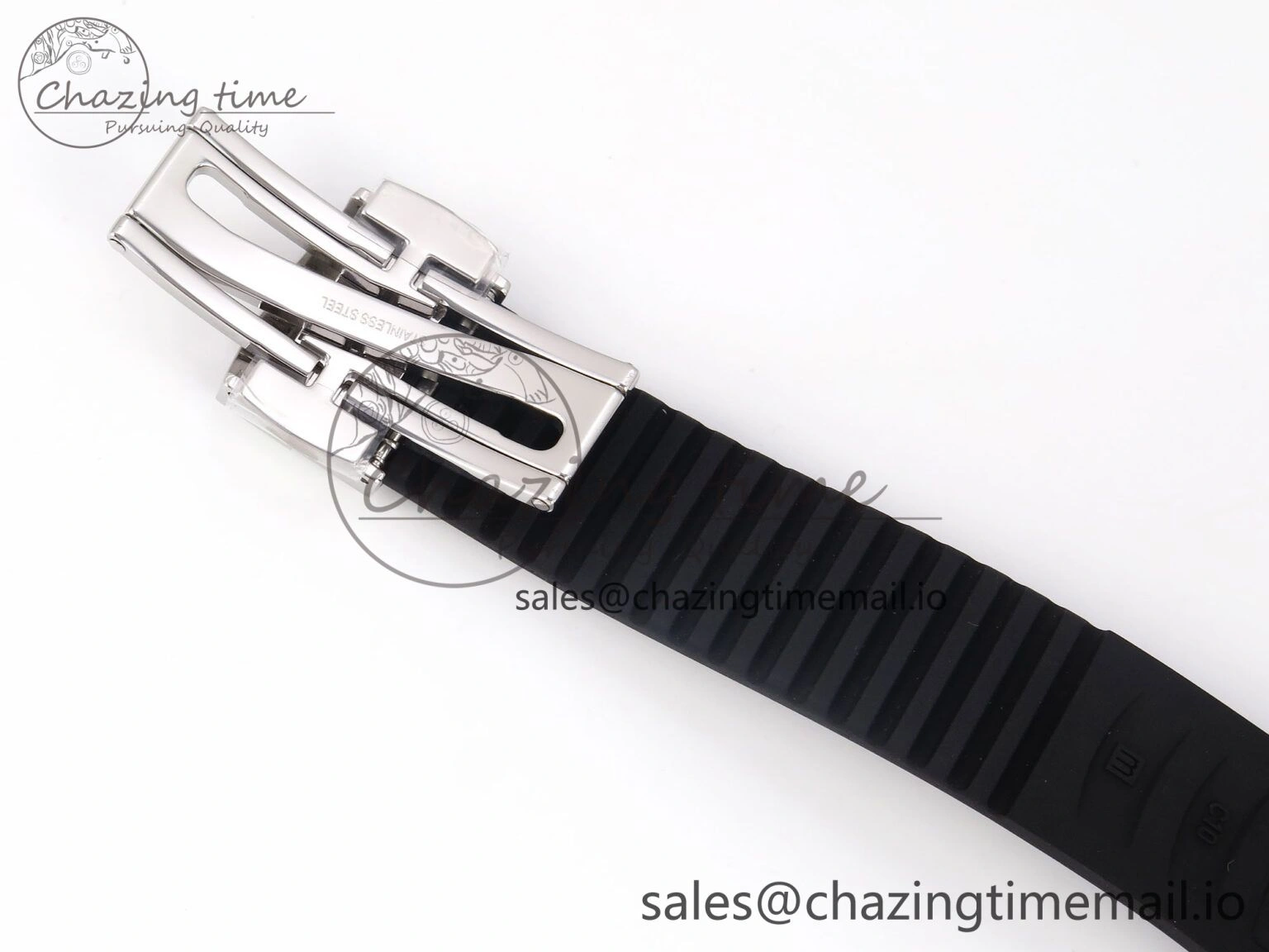 CUSTOM MODDED AQUANAUT 5167A SWF 1:1 Edition Gray Dial On Black Rubber Strap VSV324 Super Clone