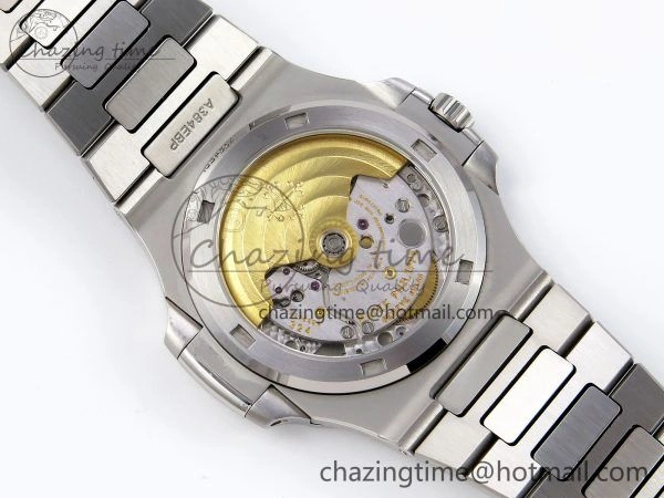 CUSTOM MODDED NAUTILUS 5711 1300A-001 BUFF 1:1 Edition Diamonds Bezel Green Dial On SS Bracelet PPM324 Super Clone
