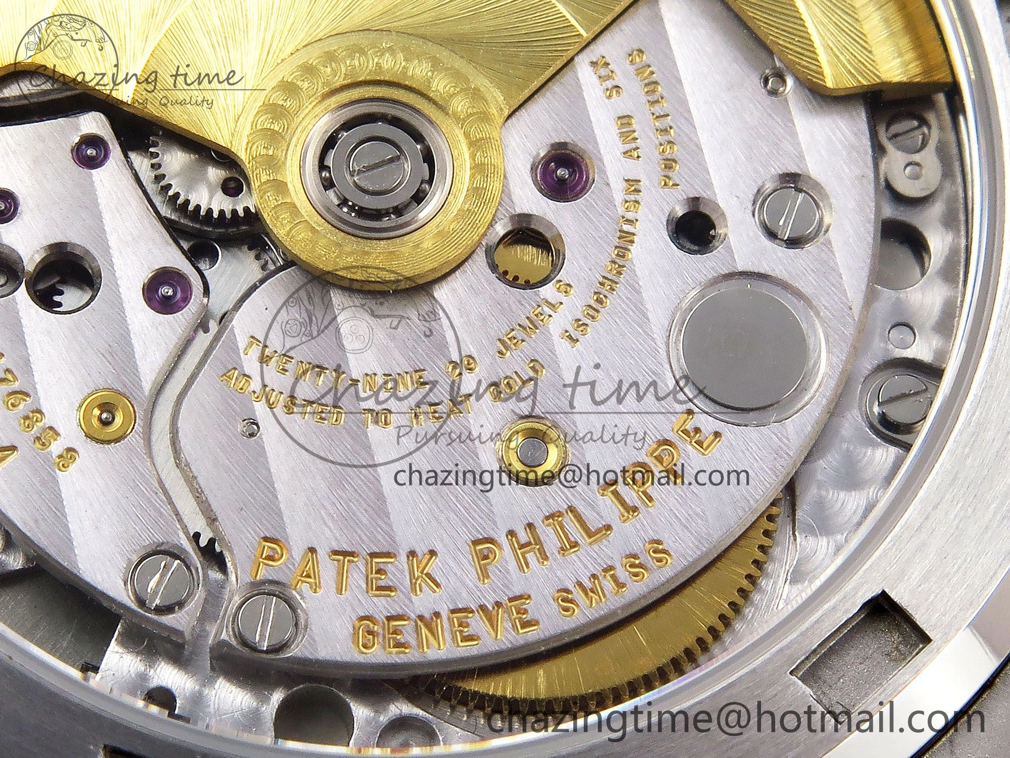 CUSTOM MODDED NAUTILUS 5711 1300A-001 BUFF 1:1 Edition Diamonds Bezel Green Dial On SS Bracelet PPM324 Super Clone