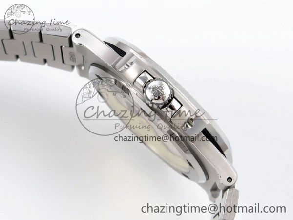 CUSTOM MODDED NAUTILUS 5711 1300A-001 SWF 1:1 Edition Diamond Bezel Green Dial On SS Bracelet PPM324 Super Clone