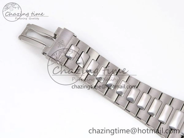 CUSTOM MODDED NAUTILUS 5711 1300A-001 SWF 1:1 Edition Diamond Bezel Green Dial On SS Bracelet PPM324 Super Clone