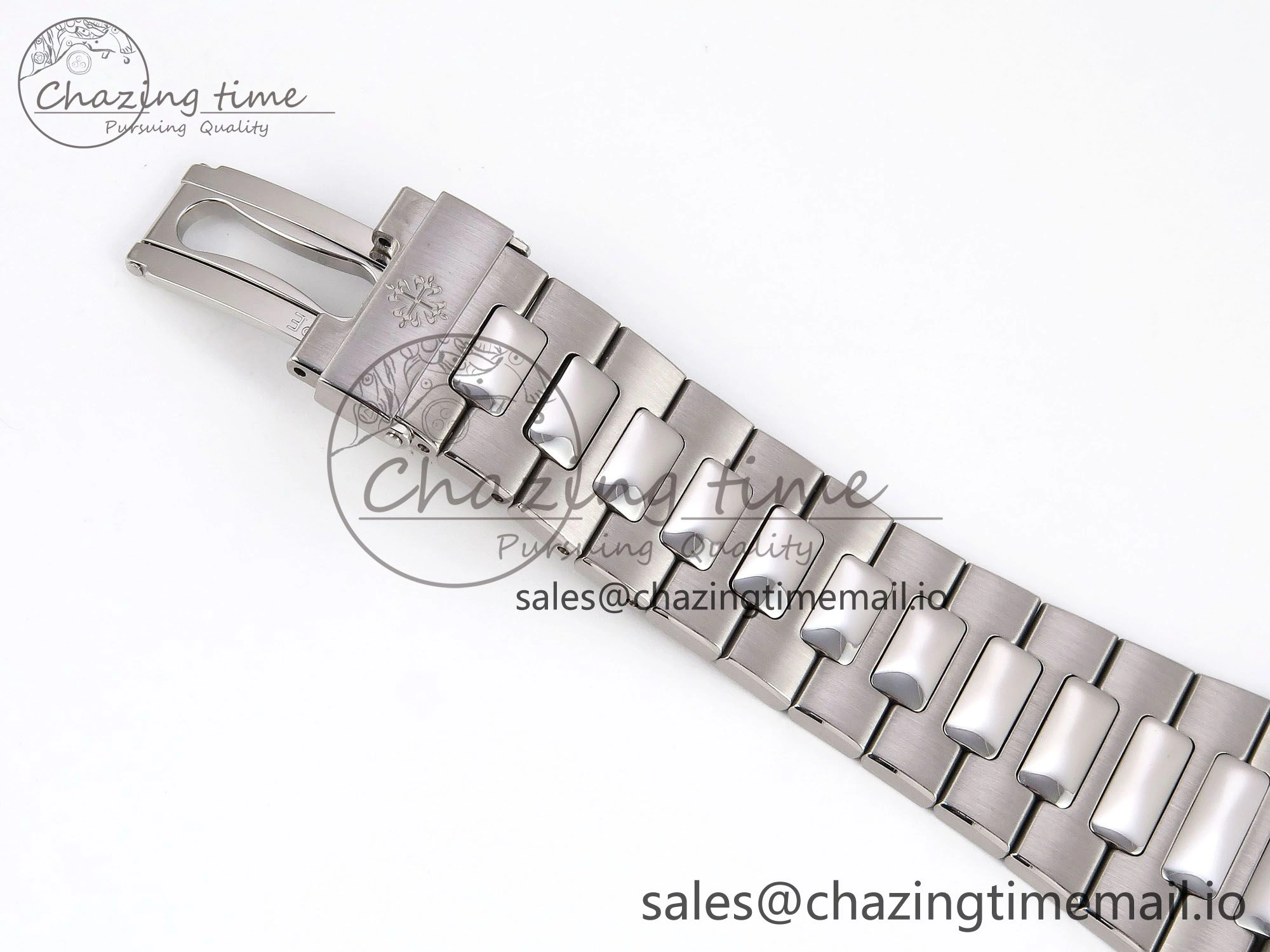CUSTOM MODDED NAUTILUS 5711 1300A-001 SWF 1:1 Edition Green Dial On SS Bracelet PPM324 Super Clone