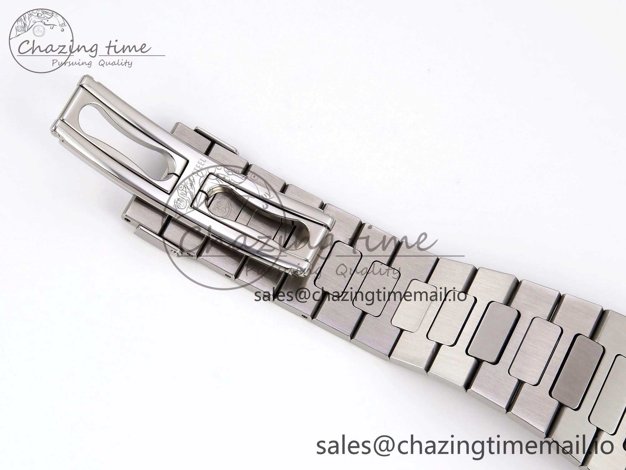 CUSTOM MODDED NAUTILUS 5711 1300A-001 SWF 1:1 Edition Green Dial On SS Bracelet PPM324 Super Clone