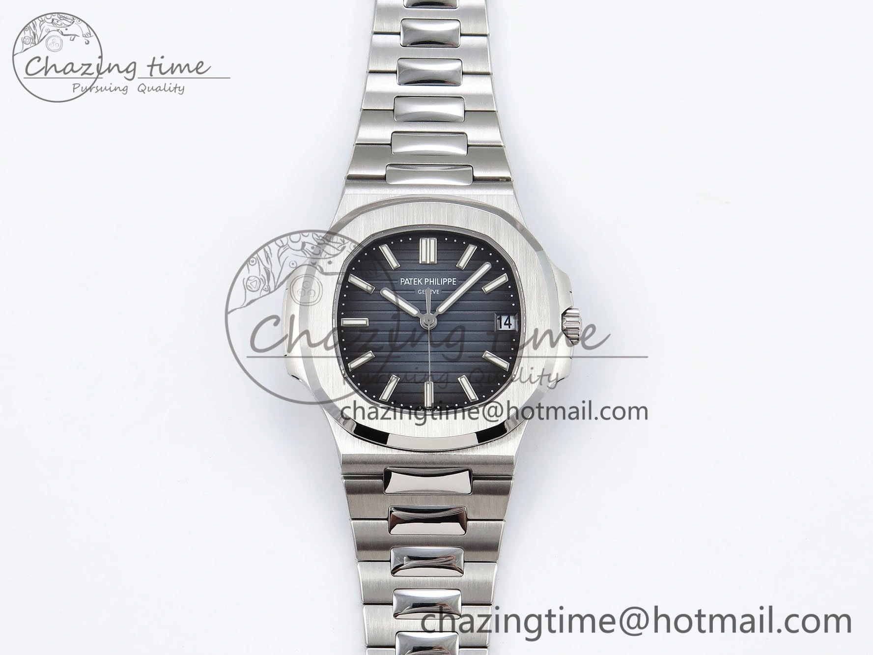 CUSTOM MODDED NAUTILUS 5711 1A Buff 1:1 Edition On SS Bracelet VSV324 Super Clone