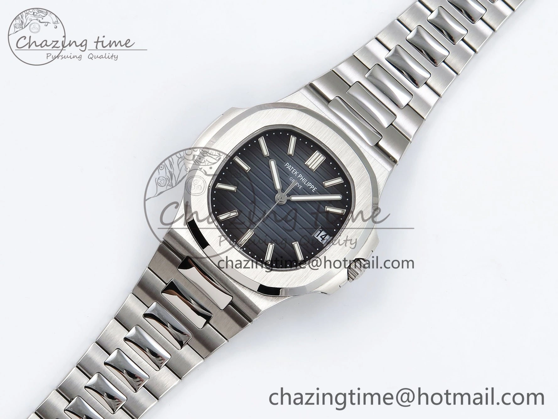 CUSTOM MODDED NAUTILUS 5711 1A Buff 1:1 Edition On SS Bracelet VSV324 Super Clone