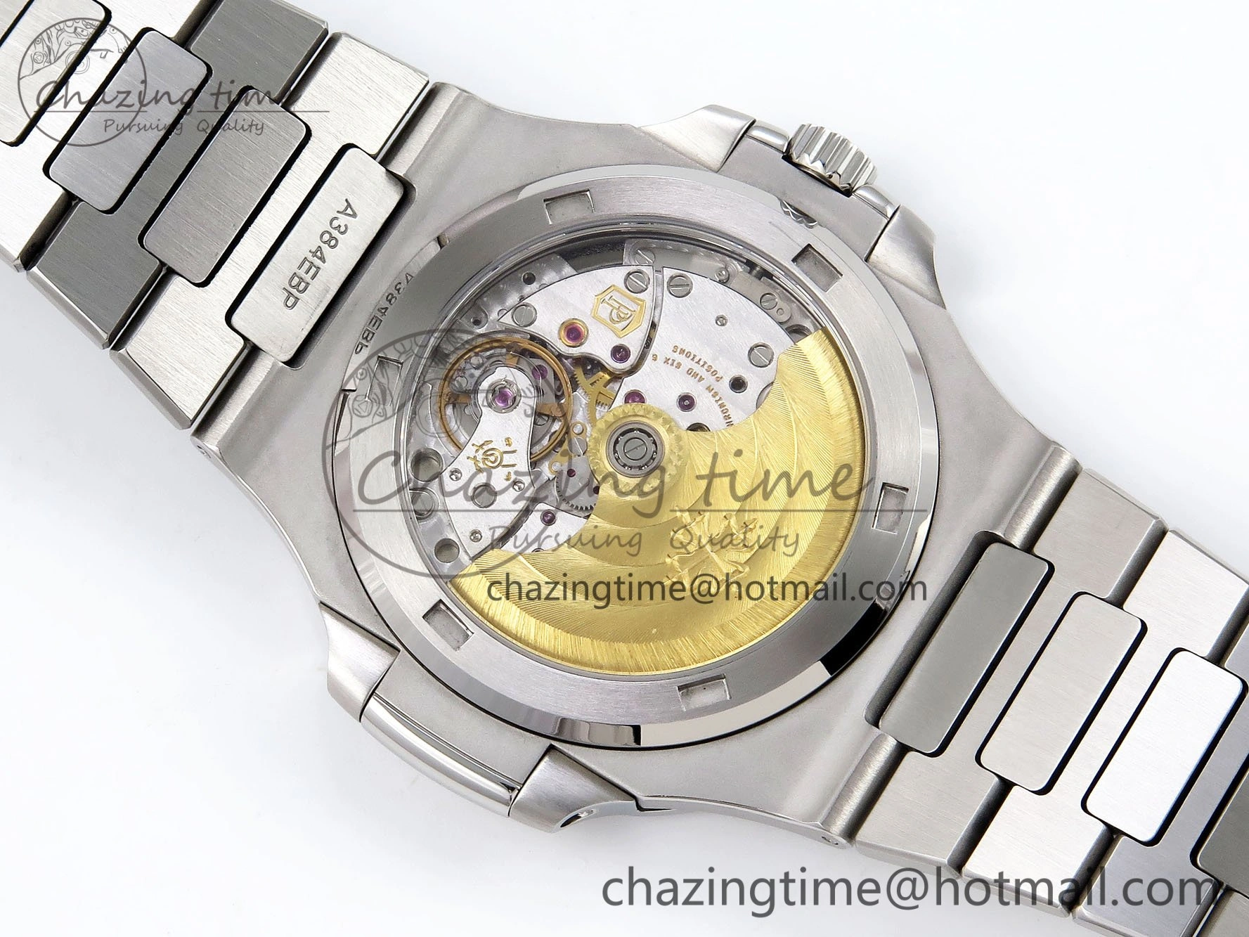 CUSTOM MODDED NAUTILUS 5711 1A Buff 1:1 Edition On SS Bracelet VSV324 Super Clone