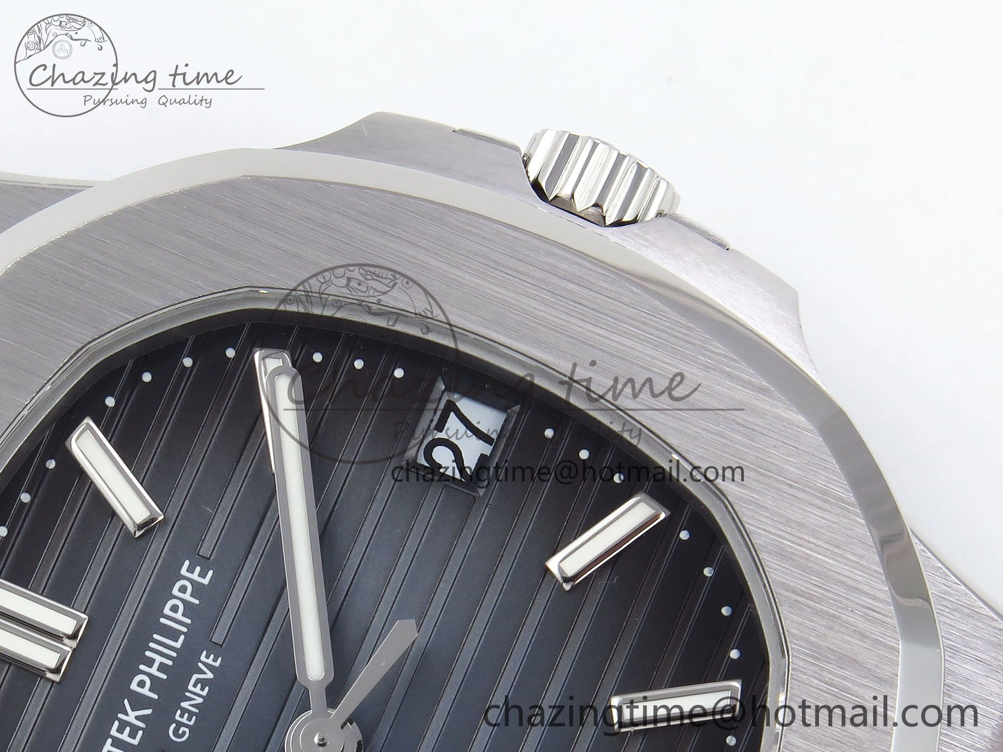 CUSTOM MODDED NAUTILUS 5711 1A On SS Bracelet VSV324 Super Clone