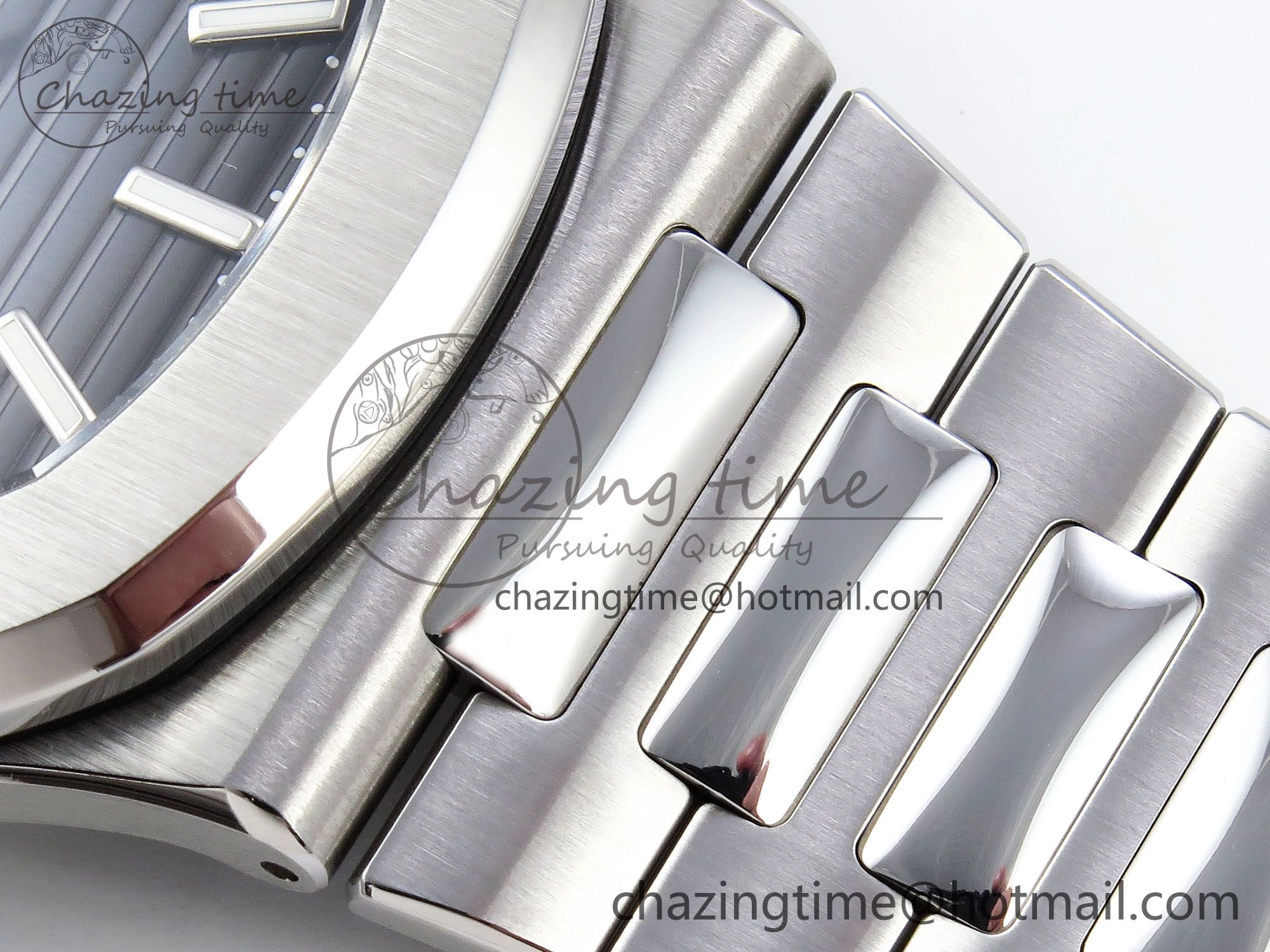 CUSTOM MODDED NAUTILUS 5711 1A On SS Bracelet VSV324 Super Clone