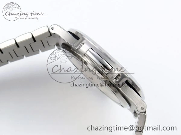 CUSTOM MODDED NAUTILUS 5711 1A SS SWF 1:1 BEST EDITION BLUE DIAL ON SS BRACELET VSV Engravings