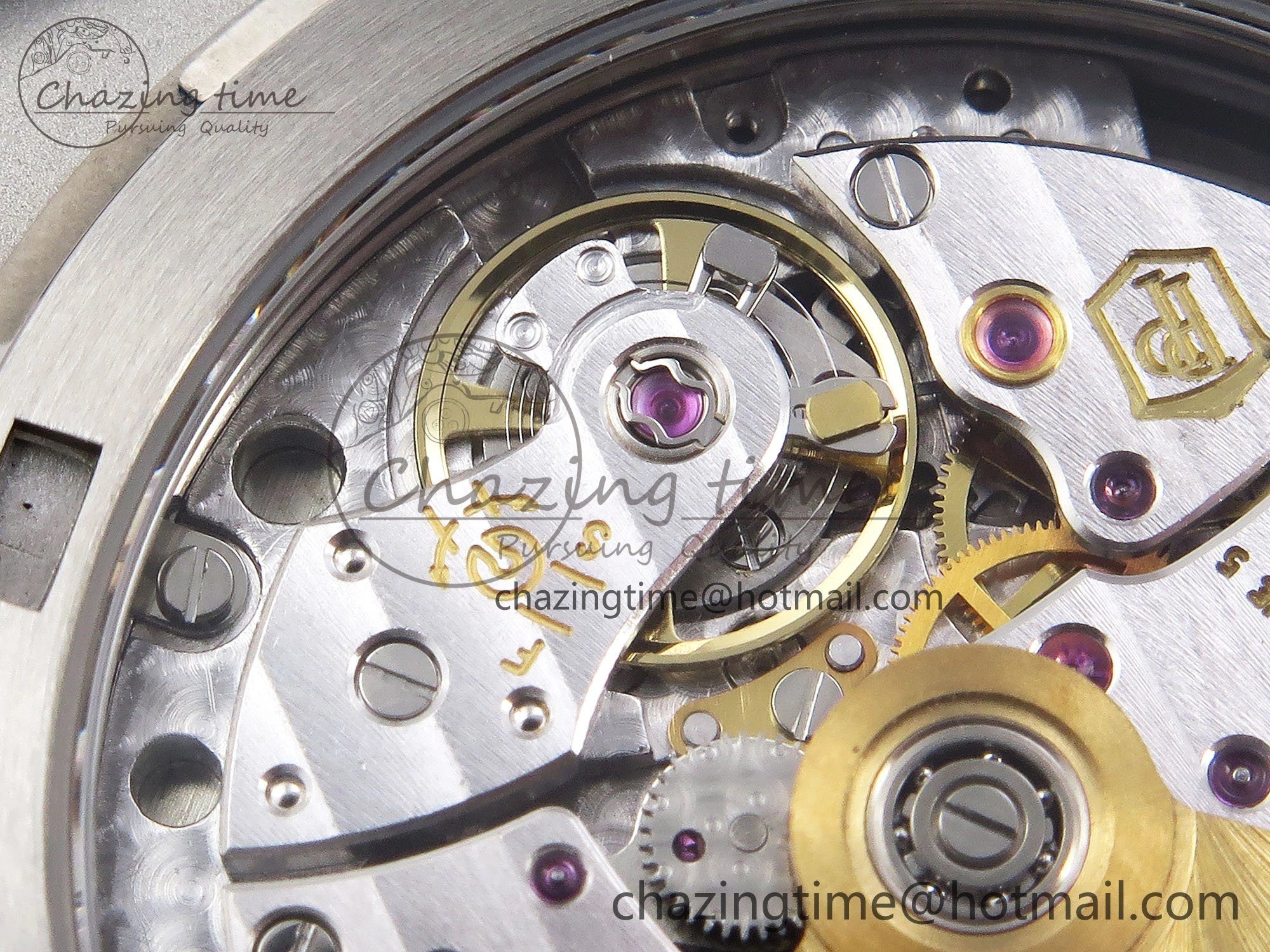 CUSTOM MODDED NAUTILUS 5711 1A SS SWF 1:1 BEST EDITION BLUE DIAL ON SS BRACELET VSV Engravings