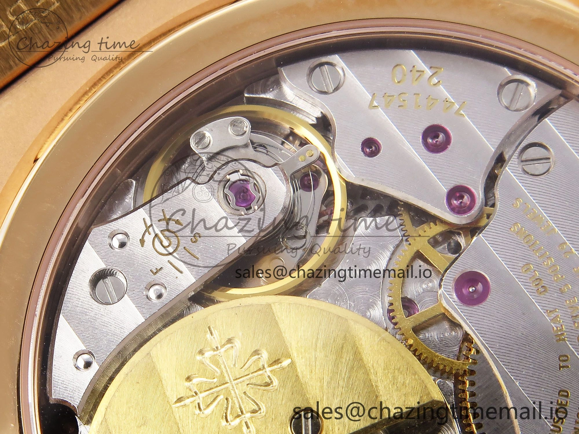 CUSTOM MODDED NAUTILUS 5712 1R SWF 1:1 Edition Brown Dial On RG Bracelet PPM240 Super Clone