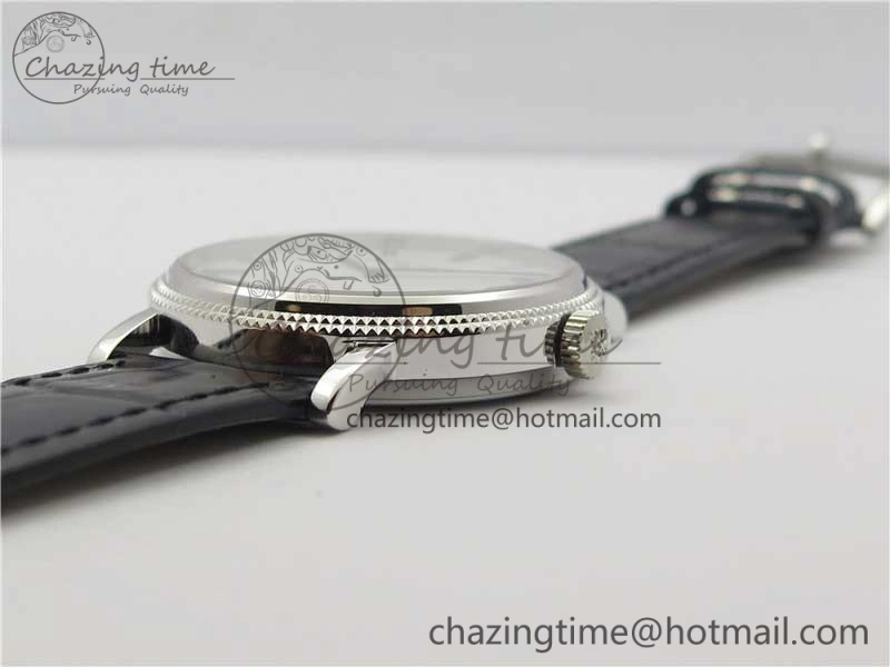 Calatrava 5120 SS TWF Best Edition White Dial on Black Leather Strap A240 (Free Bracelet)