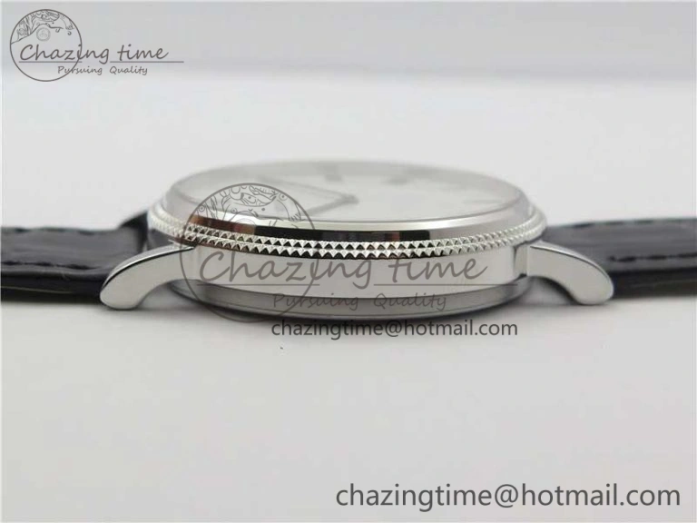 Calatrava 5120 SS TWF Best Edition White Dial on Black Leather Strap A240 (Free Bracelet)
