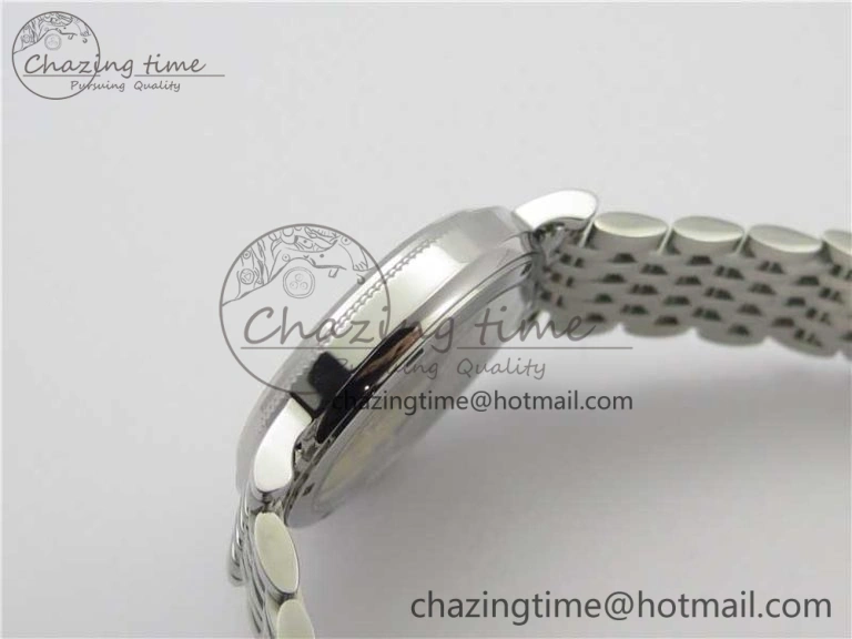 Calatrava 5120 SS TWF Best Edition White Dial on SS Bracelet A240 (Free Leather)