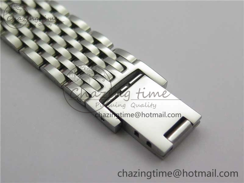 Calatrava 5120 SS TWF Best Edition White Dial on SS Bracelet A240 (Free Leather)