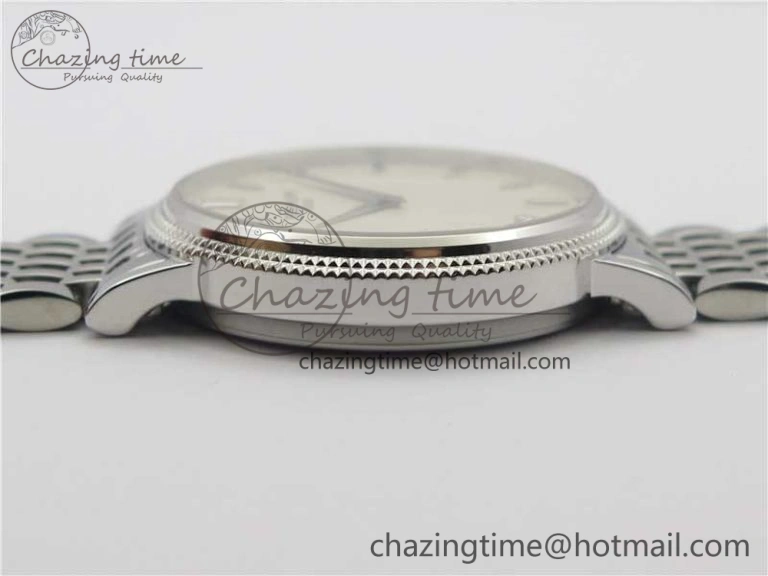 Calatrava 5120 SS TWF Best Edition White Dial on SS Bracelet A240 (Free Leather)