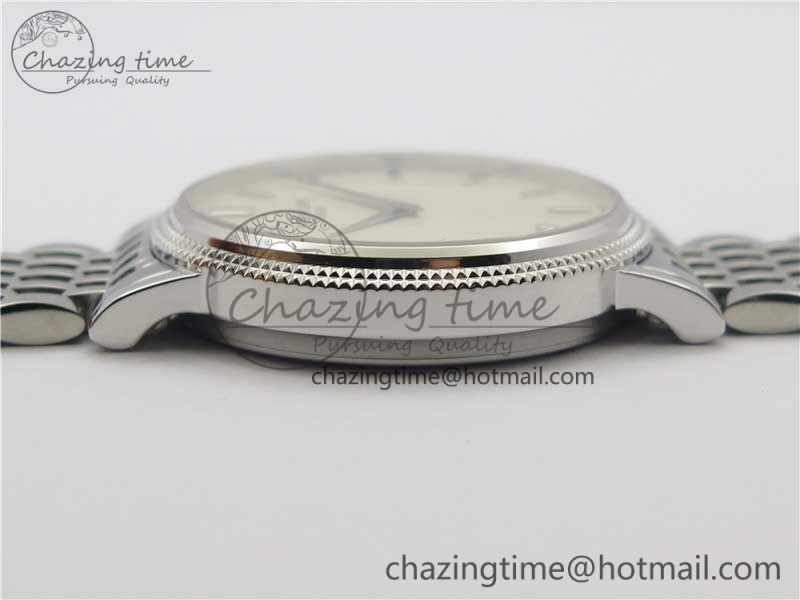 Calatrava 5120 SS TWF Best Edition White Dial on SS Bracelet A240 (Free Leather)
