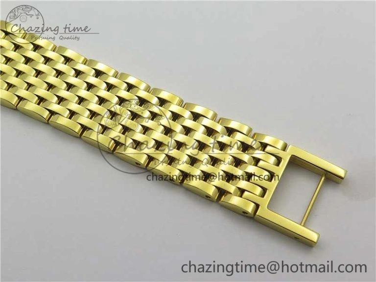 Calatrava 5120 YG TWF Best Edition White Dial on YG Bracelet A240 (Free Leather)