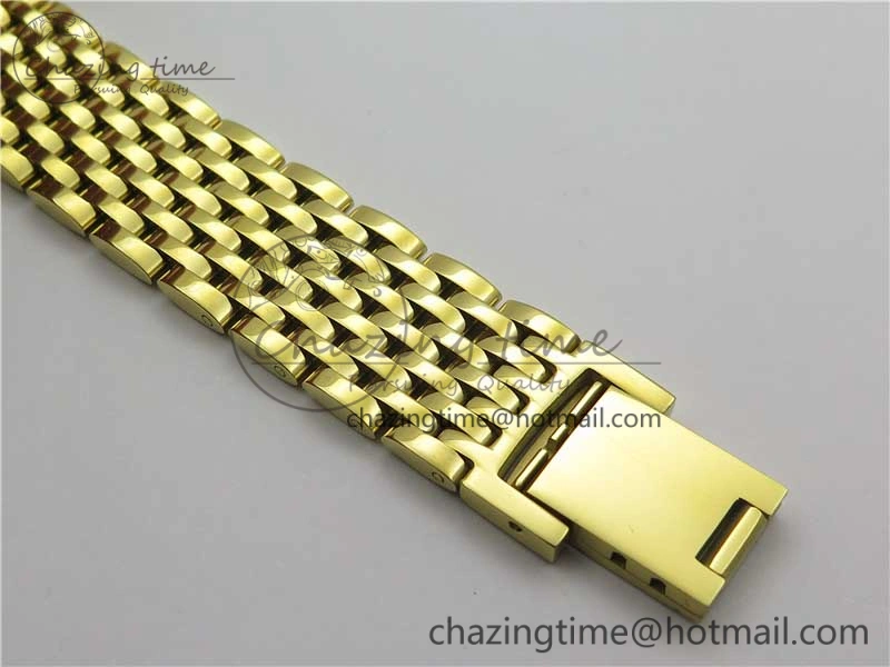 Calatrava 5120 YG TWF Best Edition White Dial on YG Bracelet A240 (Free Leather)
