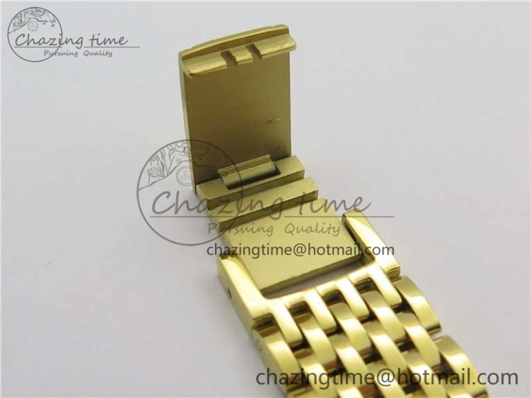 Calatrava 5120 YG TWF Best Edition White Dial on YG Bracelet A240 (Free Leather)