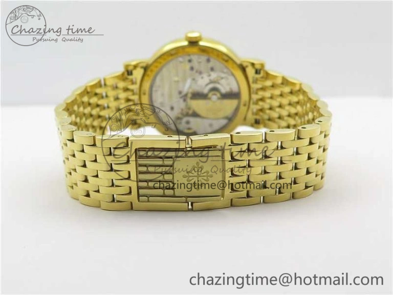 Calatrava 5120 YG TWF Best Edition White Dial on YG Bracelet A240 (Free Leather)