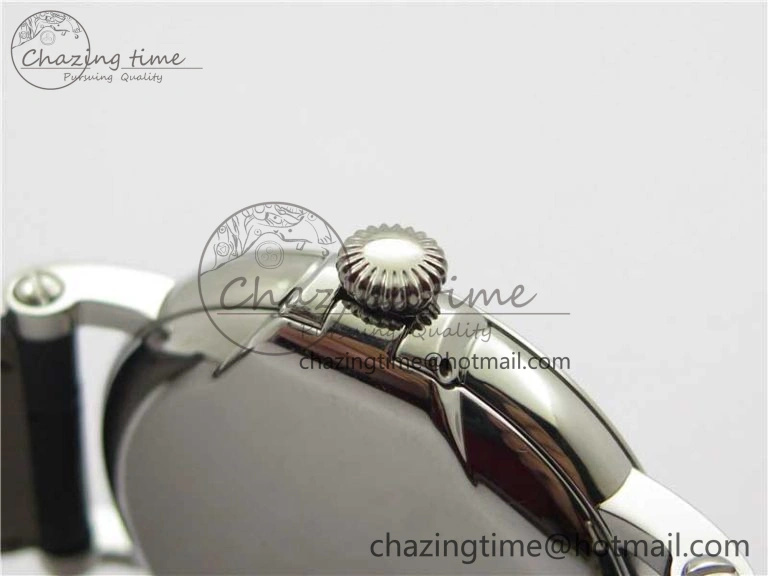Calatrava 5153 SS ZF 1:1 Best Edition Black Dial on Black Leather Strap A324CS